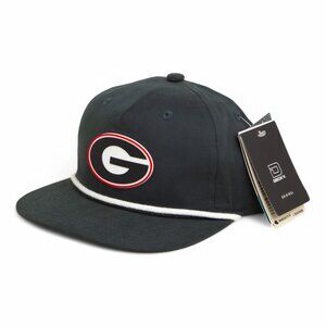 Georgia Bulldogs Power G 3D Classic Rope Hat- Charcoal/ White